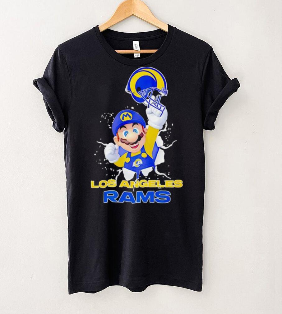 Super Mario x NFL Los Angeles Rams shirt Super Mario x NFL Los Angeles Rams shirt