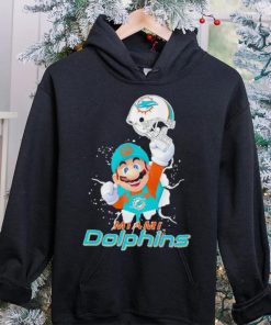 Super Mario x NFL Miami Dolphins shirt 3 Super Mario x NFL Miami Dolphins shirt