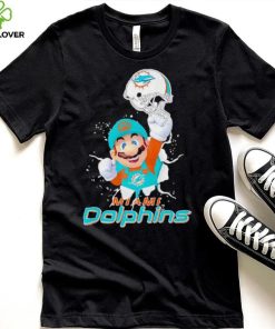 Super Mario x NFL Miami Dolphins shirt 4 Super Mario x NFL Miami Dolphins shirt