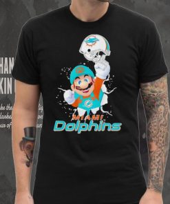Super Mario x NFL Miami Dolphins shirt 6 Super Mario x NFL Miami Dolphins shirt