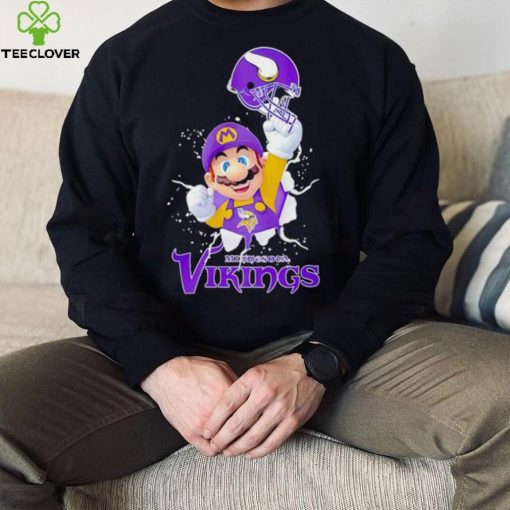 Super Mario x NFL Minnesota Vikings hoodie, sweater, longsleeve, shirt v-neck, t-shirt