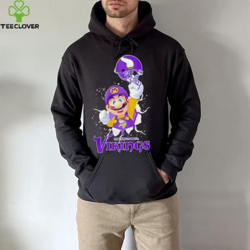 Super Mario x NFL Minnesota Vikings hoodie, sweater, longsleeve, shirt v-neck, t-shirt