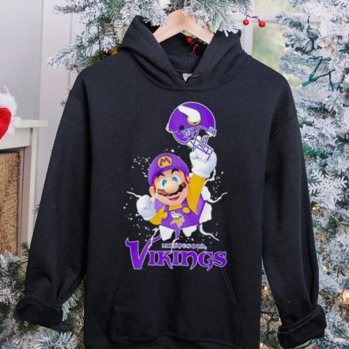 Super Mario x NFL Minnesota Vikings hoodie, sweater, longsleeve, shirt v-neck, t-shirt