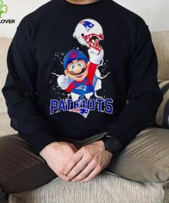 Super Mario x NFL New England Patriots shirt