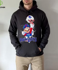 Super Mario x NFL New England Patriots hoodie, sweater, longsleeve, shirt v-neck, t-shirt