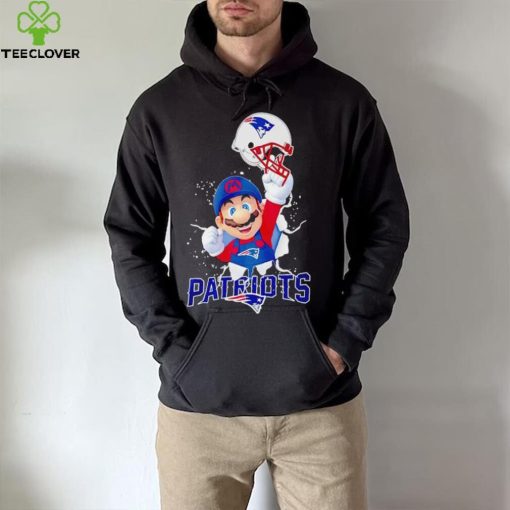 Super Mario x NFL New England Patriots hoodie, sweater, longsleeve, shirt v-neck, t-shirt