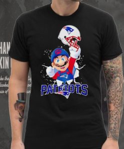 Super Mario x NFL New England Patriots hoodie, sweater, longsleeve, shirt v-neck, t-shirt