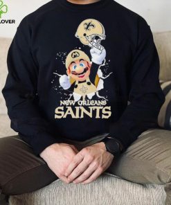 Super Mario x NFL New Orleans Saints shirt