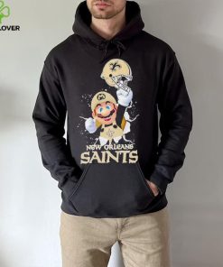 Super Mario x NFL New Orleans Saints hoodie, sweater, longsleeve, shirt v-neck, t-shirt