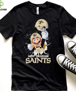 Super Mario x NFL New Orleans Saints hoodie, sweater, longsleeve, shirt v-neck, t-shirt