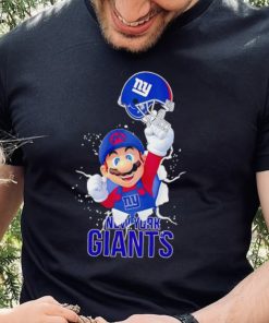 Super Mario x NFL New York Giants shirt 1 Super Mario x NFL New York Giants shirt