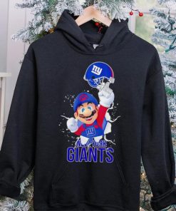Super Mario x NFL New York Giants shirt 3 Super Mario x NFL New York Giants shirt