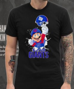 Super Mario x NFL New York Giants shirt 6 Super Mario x NFL New York Giants shirt