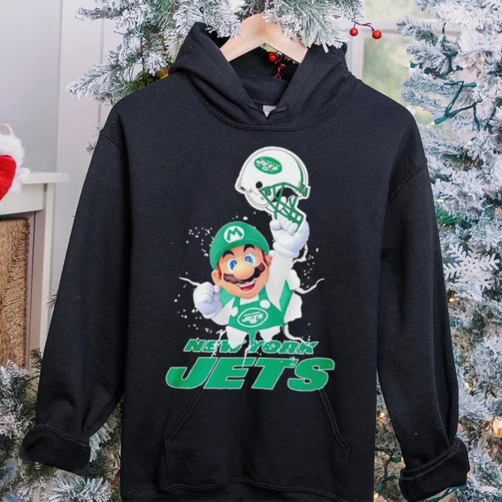 Super Mario x NFL New York Jets shirt Super Mario x NFL New York Jets shirt