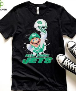 Super Mario x NFL New York Jets shirt 4 Super Mario x NFL New York Jets shirt