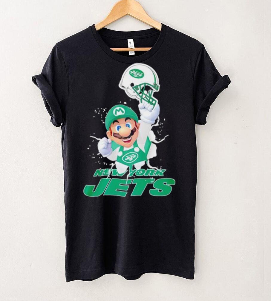 Super Mario x NFL New York Jets shirt Super Mario x NFL New York Jets shirt