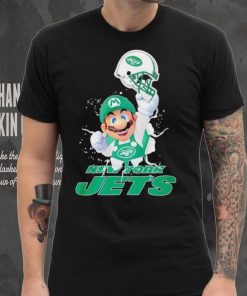 Super Mario x NFL New York Jets shirt 6 Super Mario x NFL New York Jets shirt