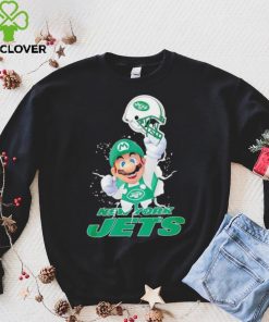 Super Mario x NFL New York Jets shirt 7 Super Mario x NFL New York Jets shirt