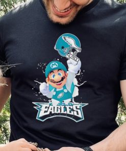 Super Mario x NFL Philadelphia Eagles shirt