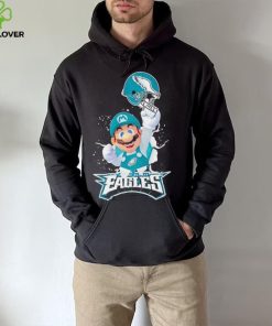 Super Mario x NFL Philadelphia Eagles shirt