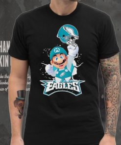 Super Mario x NFL Philadelphia Eagles shirt