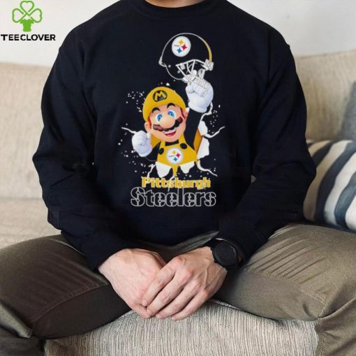 Super Mario x NFL Pittsburgh Steelers hoodie, sweater, longsleeve, shirt v-neck, t-shirt