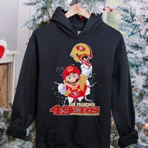 Super Mario x NFL San Francisco 49ers hoodie, sweater, longsleeve, shirt v-neck, t-shirt