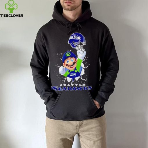 Super Mario x NFL Seattle Seahawks hoodie, sweater, longsleeve, shirt v-neck, t-shirt