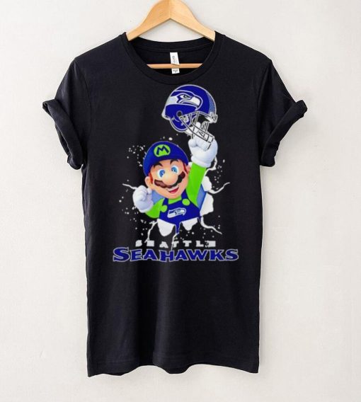 Super Mario x NFL Seattle Seahawks hoodie, sweater, longsleeve, shirt v-neck, t-shirt