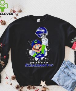 Super Mario x NFL Seattle Seahawks hoodie, sweater, longsleeve, shirt v-neck, t-shirt