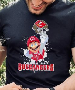 Super Mario x NFL Tampa Bay Buccaneers shirt 1 Super Mario x NFL Tampa Bay Buccaneers shirt