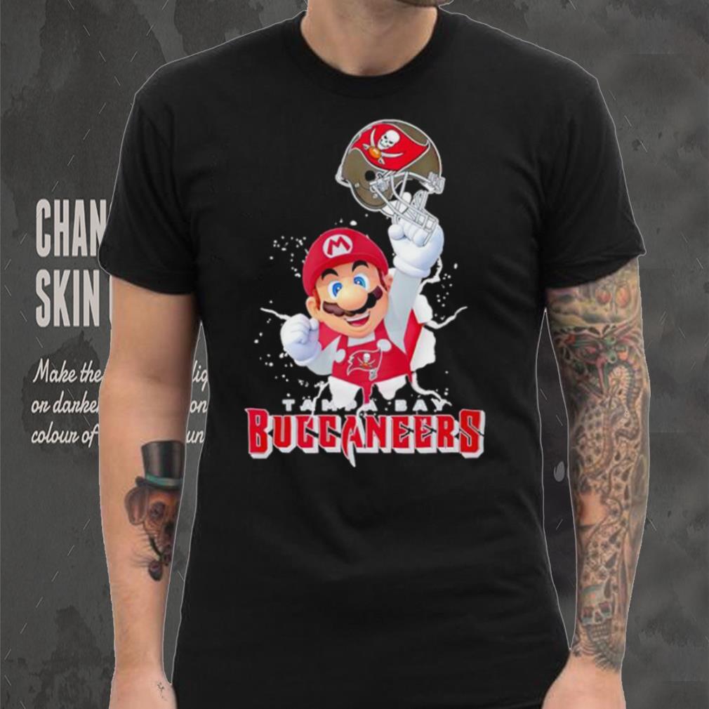 Super Mario x NFL Tampa Bay Buccaneers shirt Super Mario x NFL Tampa Bay Buccaneers shirt
