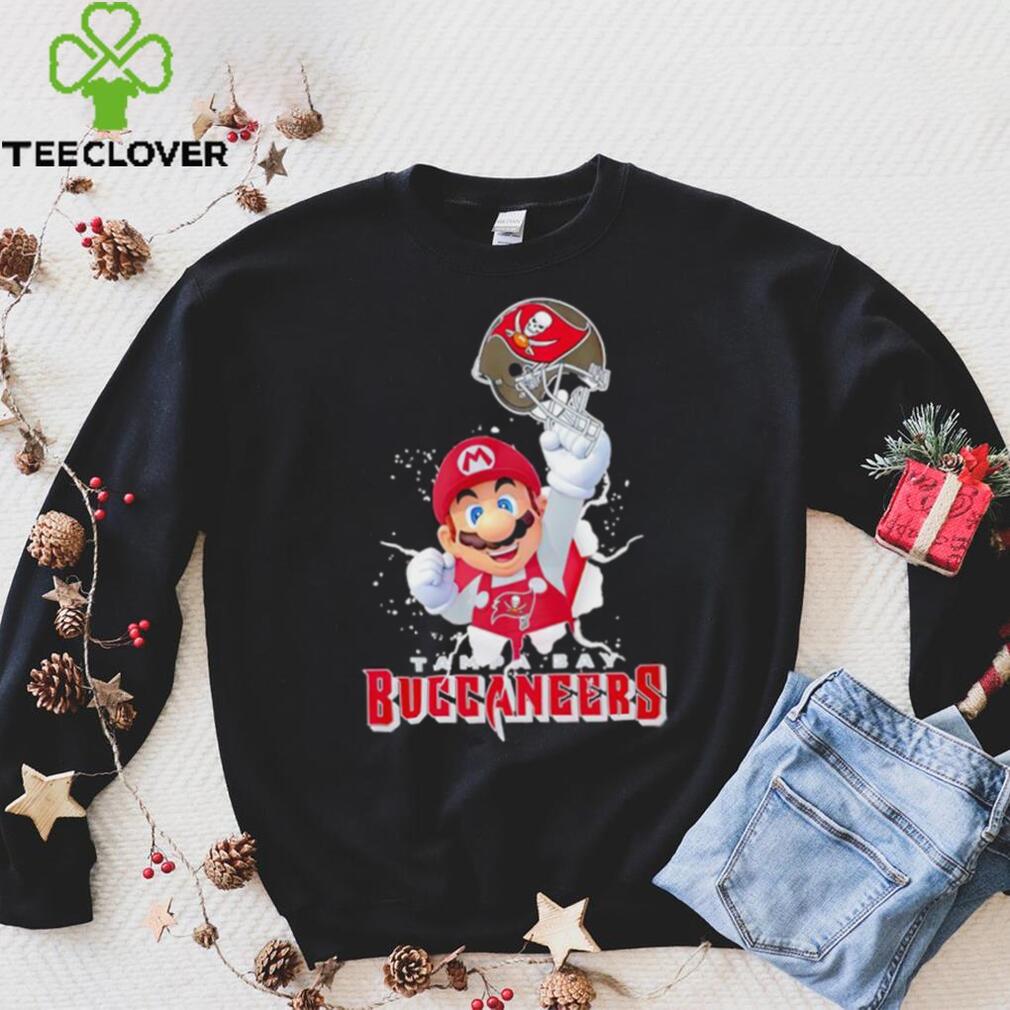 Super Mario x NFL Tampa Bay Buccaneers shirt Super Mario x NFL Tampa Bay Buccaneers shirt