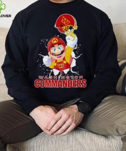 Super Mario x NFL Washington Commanders shirt