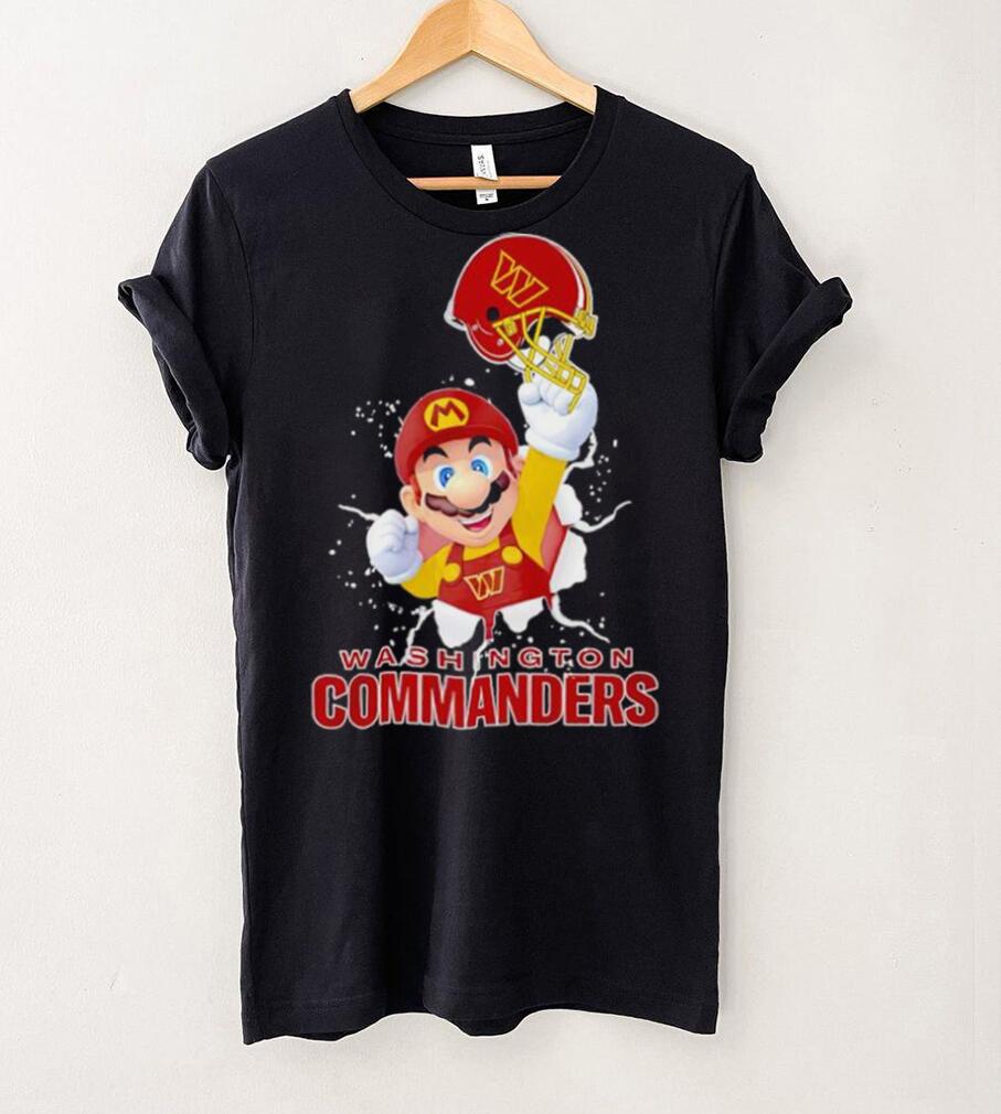 Super Mario x NFL Washington Commanders shirt Super Mario x NFL Washington Commanders shirt