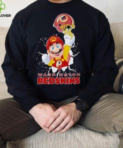 Super Mario x NFL Washington Redskins shirt