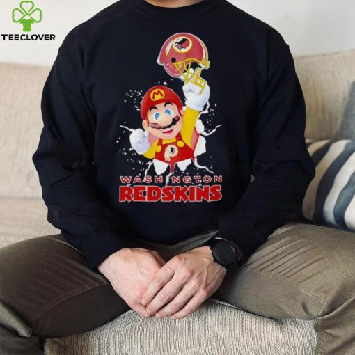 Super Mario x NFL Washington Redskins hoodie, sweater, longsleeve, shirt v-neck, t-shirt