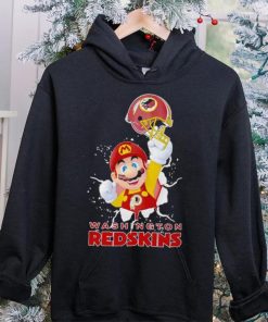 Super Mario x NFL Washington Redskins hoodie, sweater, longsleeve, shirt v-neck, t-shirt