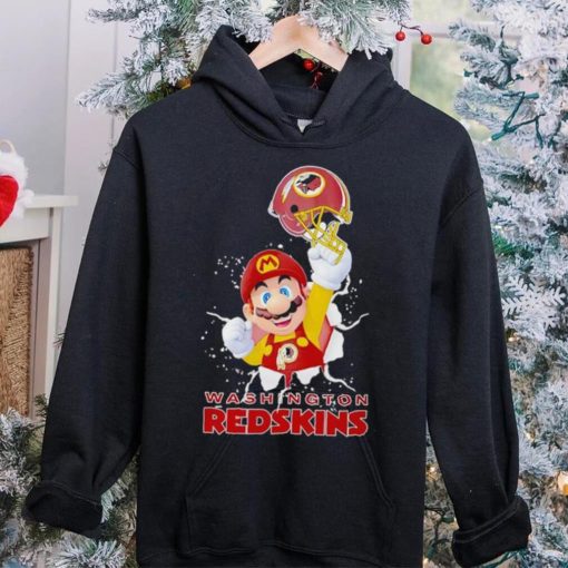 Super Mario x NFL Washington Redskins hoodie, sweater, longsleeve, shirt v-neck, t-shirt