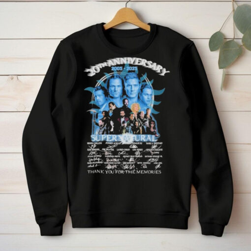 Super Natural 20th Anniversary Thank You For The Memories 2005 2025 Signatures T shirts
