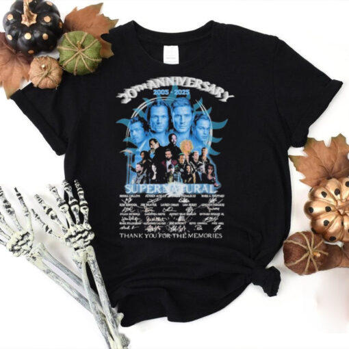 Super Natural 20th Anniversary Thank You For The Memories 2005 2025 Signatures T shirts
