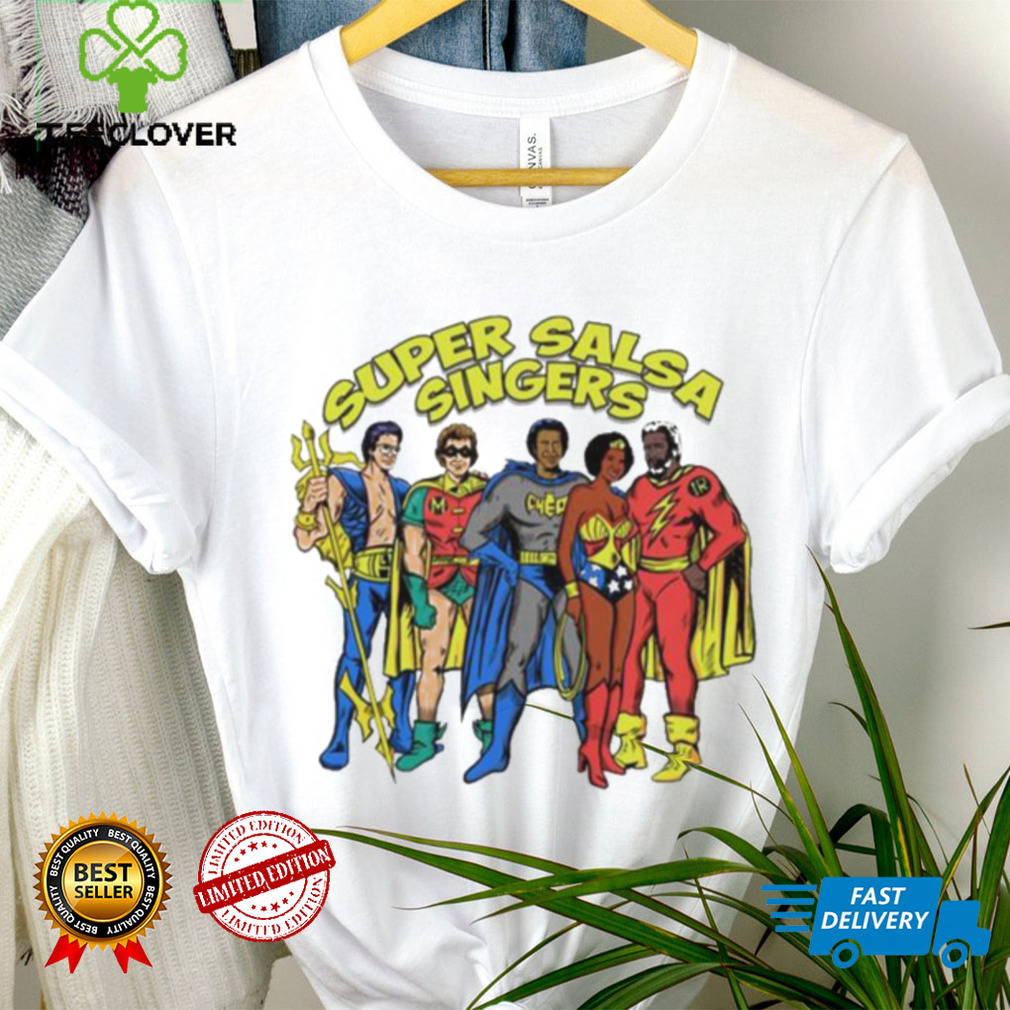 Super Salsa Singers Superheroes Best Salsa Fania All Stars Singers Shirt