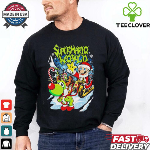 Super Santa Super Mario World christmas shirt