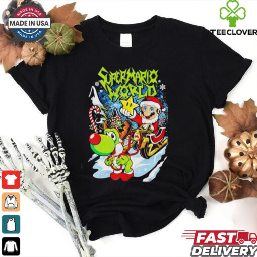 Super Santa Super Mario World christmas shirt