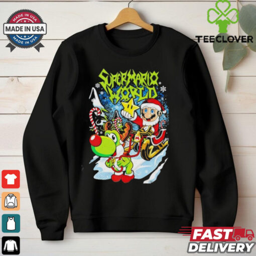 Super Santa Super Mario World christmas shirt