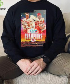 Super bowl LVII champions Kansas city Chiefs poster sport shirt