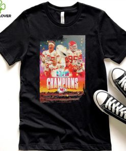 Super bowl LVII champions Kansas city Chiefs poster sport shirt