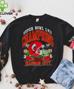 Super bowl LVII champions kansas city chiefs 2023 t hoodie, sweater, longsleeve, shirt v-neck, t-shirt