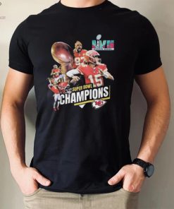 Super bowl champions Kansas City Chiefs Patrick Mahomes Travis Kelce Tyrann Mathieu and Isiah Pacheco t shirt 1 Super bowl champions Kansas City Chiefs Patrick Mahomes Travis Kelce Tyrann Mathieu and Isiah Pacheco t shirt