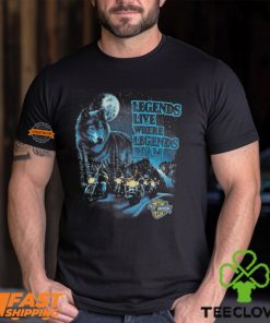 Super soft and beautifully faded Vintage 1991 Legends Live Where Legends Roam Harley Davidson shirt